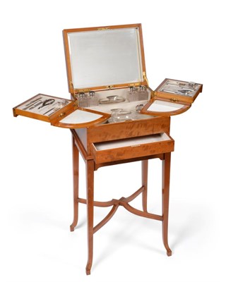 Lot 2262 - A George V Silver Dressing Table-Service, by George Betjemann and Sons, London, 1920, with...