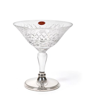 Lot 2303 - An Elizabeth II Silver-Mounted Royal Brierley Glass Bowl, the silver mounts by Broadway and...