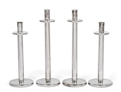 Lot 2308 - Two Pairs of Elizabeth II Silver Candlesticks, by Broadway and Co., Sheffield, 2004, each on...