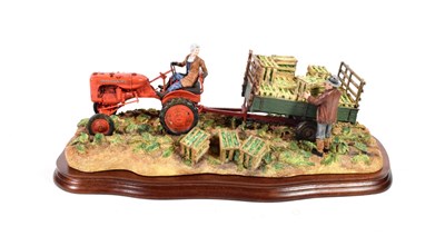 Lot 24 - Border Fine Arts 'Cut and Crated' (Allis Chalmers Tractor), model No. B0649 by Ray Ayres,...
