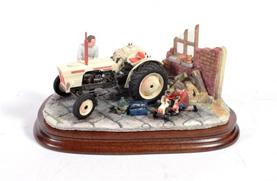 Lot 52 - Border Fine Arts 'Like Father Like Son', model No. B0859 by Ray Ayres, on wood base, with box