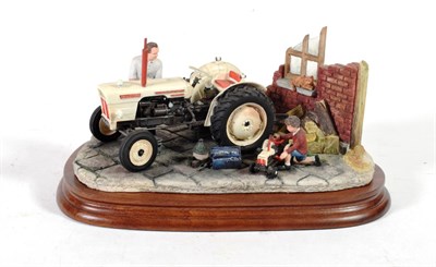 Lot 53 - Border Fine Arts 'Like Father Like Son', model No. B0859 by Ray Ayres, on wood base, with box