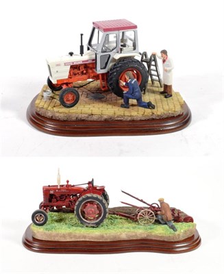 Lot 78 - Border Fine Arts Studio Tractor Models Comprising: 'Getting Ready for Smithfield', model No. A2143