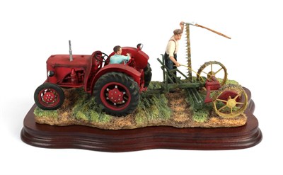 Lot 85 - Border Fine Arts 'The First Cut' (David Brown Cropmaster), model No. JH70 by Ray Ayres, limited...