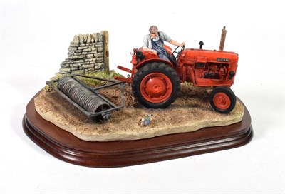 Lot 97 - Border Fine Arts 'Turning with Care' (Nuffield Tractor), model No. B0094 by Ray Ayres, limited...