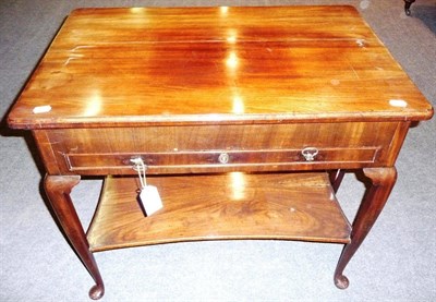 Lot 1581 - An Usual Walnut Side Table, probably 18th century, the sliding rectangular top above fitted...