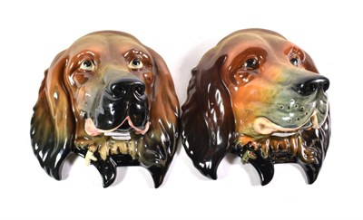 Lot 166 - Beswick Dog Plaque, model No. 668; and another (2)