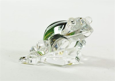 Lot 170 - A St Louis glass frog ornament