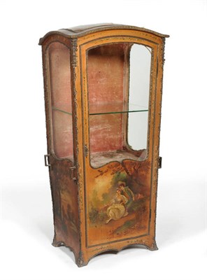 Lot 1614 - A Louis XV Style Vernis Martin Gilt Mounted Sedan Cabinet, circa 1900, of slightly tapering...