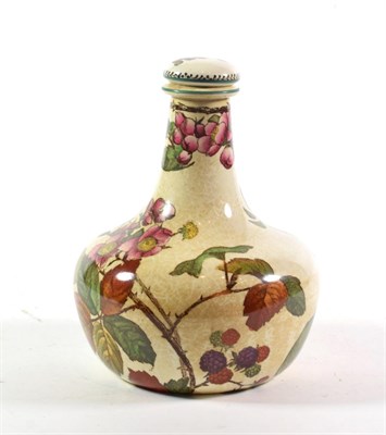 Lot 304 - A Wedgwood for Humphrey Taylor & Co London floral decorated decanter