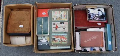 Lot 1021 - Postcards: large quantity in shoe boxes, albums and loose, all periods, though mainly modern,...