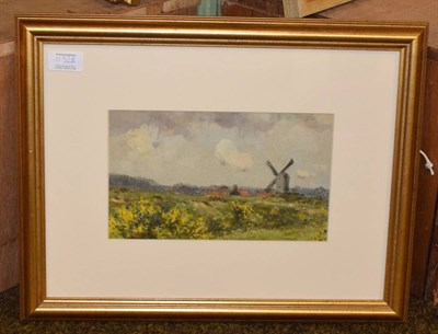 Lot 1132A - John Atkinson (1863-1924) Ugthorpe Mill Signed, watercolour, 15cm by 25cm