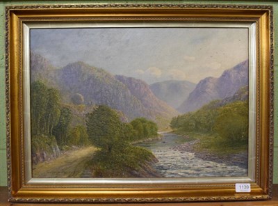 Lot 1139 - William T Longmire (1841-1914) The jaws of Borrowdale, signed and dated 1907, oil on canvas,...