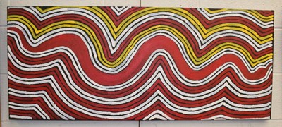 Lot 1203 - Ronnie Tjampitjinpa (b.1943) Australian Untitled, oil on canvas  Provenance: Gallery Gondwana,...