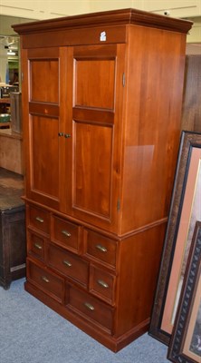 Lot 1273 - A reproduction gentleman's wardrobe