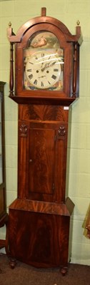 Lot 1303 - ~ A mahogany eight day longcase clock, Herron, Blyth