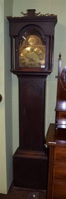 Lot 1317 - ~ An oak thirty hour longcase clock, Walton, Haltwhistle