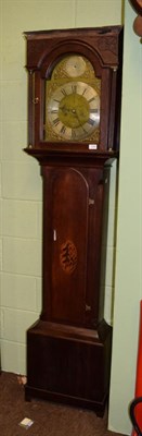 Lot 1388 - ~ An oak eight day longcase clock, Chambers Gateshead