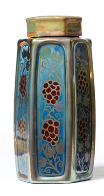 Lot 1677 - A Pilkington's Royal Lancastrian Lustre Jar and Cover, decorated by William S Mycock, of...