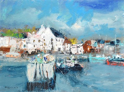 Lot 3063 - Nael Hanna (b.1959) ''Crail'' Signed, inscribed verso and dated 2011, oil on canvas, 75cm by 100cm