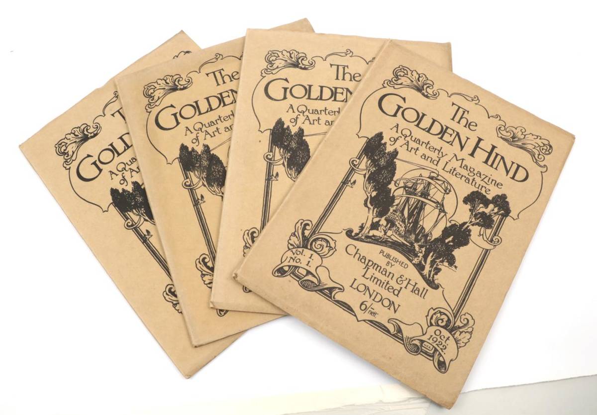 Lot 7 - The Golden Hind  Four issues. (Oct. 1922-July 1923). 4to, org. wrappers; various illus. Edited...