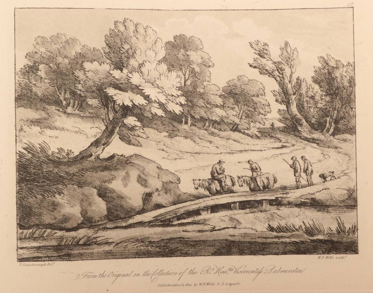 Lot 14 - Gainsborough, Thomas A Collection of Prints illustrative of English Scenery, from the drawings...