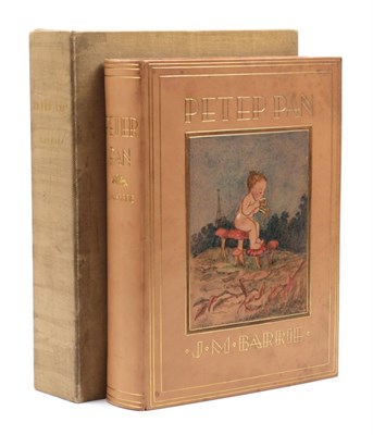 Lot 27 - Barrie, J.M. Peter Pan in Kensington Gardens. Hodder & Stoughton, 1906. 4to, finely bound in...