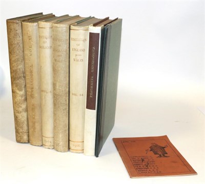Lot 38 - Crisp, Frederick Arthur Visitation of England and Wales vols 8, 14 and vol. 5 Notes. Privately...