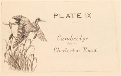 Lot 46 - Farren, Robert Cambridge and its Neighbourhood. Cambridge: Macmillan & Co., 1881. Folio, later half