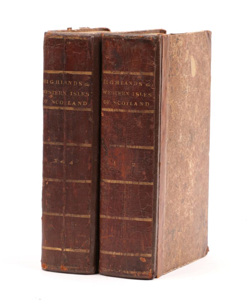 Lot 63 - Macculloch, John The Highlands and Western Isles of Scotland. Longman, Rees et al, 1824. 8vo (4...