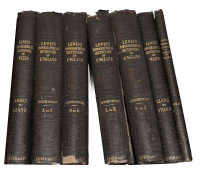 Lot 72 - Lewis, Samuel Topographical Dictionary of England and Wales. S. Lewis & Co., 1848. 4to (7...