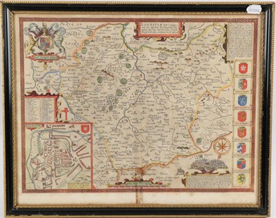 Lot 103 - Speede, John Leicester. John Sudbury and George Humble, c.1610. Framed and glazed double-sided,...