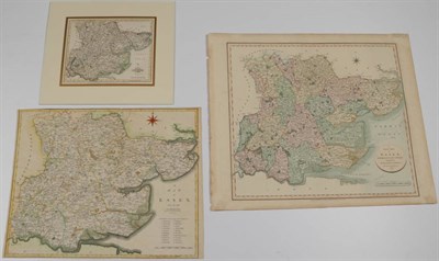 Lot 113 - Cary, John Essex, 1787. Hand-coloured and mounted. With A New Map of Essex Divided Into...