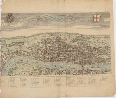 Lot 122 - Maitland, William A View of London anout the Year 1560. London, c.1739. Hand-coloured, left...