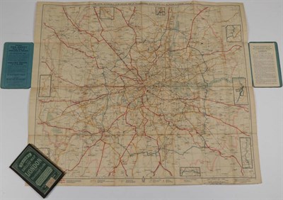 Lot 124 - Bacon, G.W. Bacon's New Shilling Map of London and Illustrated Guide. G.W. Bacon, [c.1890]. Folding