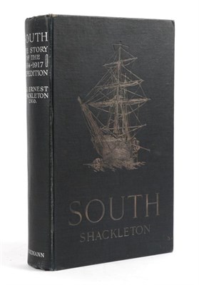 Lot 150 - Shackelton, Sir Ernest South. The Story of the 1914-1917 Expedition. William Heinemann, 1919....