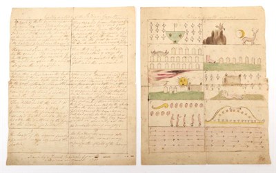 Lot 154A - Indian Gazette [America] Manuscript copy of ''An Indian Gazette'', J. Whatman handmade paper, 1821
