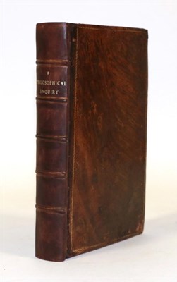 Lot 157 - Burke, Edmund A Philosophical Enquiry into the Origin of our Ideas of the Sublime and Beautiful. J.