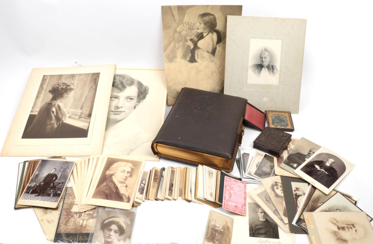 Lot 175 - Photography A collection of c. late 19th and early 20th century photographs, including...