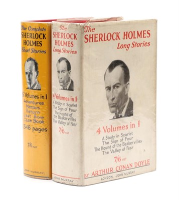 Lot 186 - Doyle, Arthur Conan The Sherlock Holmes Long Stories. John Murray, 1929. 8vo, org. cloth in...