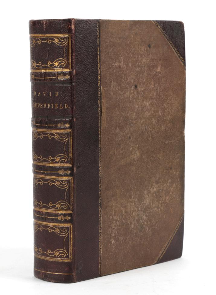 Lot 187 - Dickens, Charles David Copperfield. Bradbury & Evans, 1850. 8vo, half leather; pp: [5],...