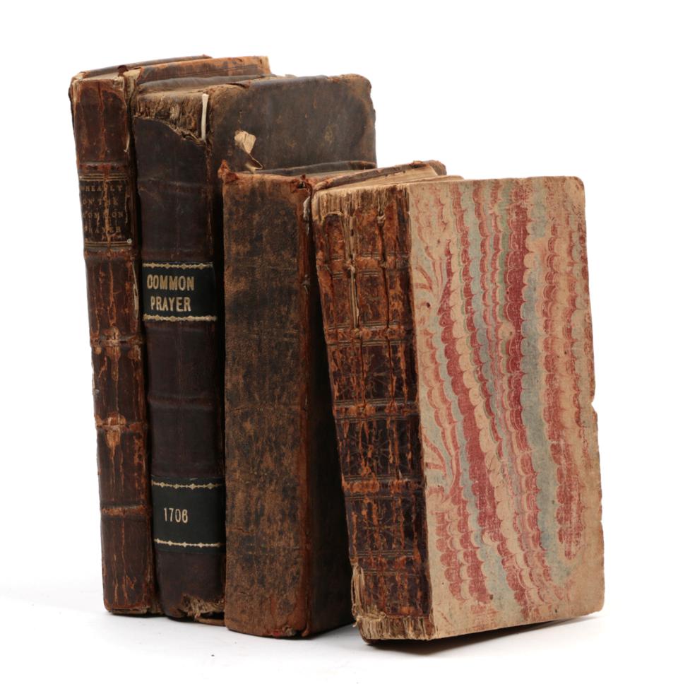 Lot 212 - Three Books of Common Prayer BCP. c.1685 [lacking main title, dated by Royal prayers - King...