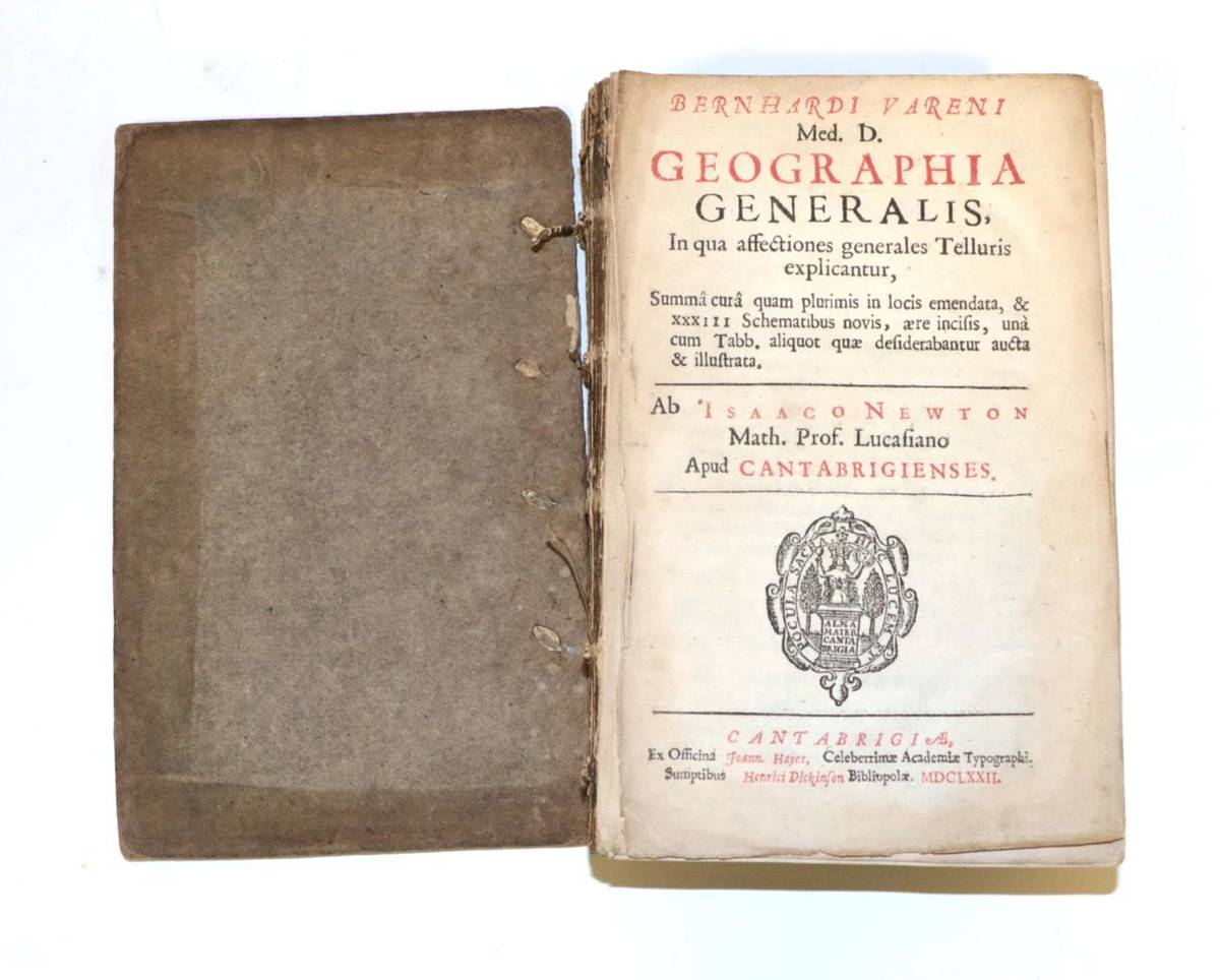 Lot 225 - Varenius, Bernhard; Newton, Isaac (ed.)