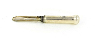 Lot 21 - A George III Silver Apple-Corer, by Thomas Phipps and Edward Robinson, London, 1793, of typical...