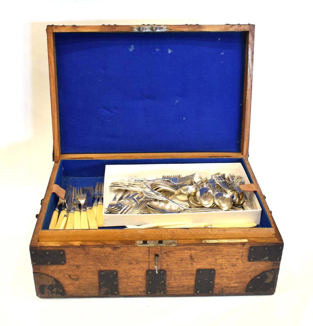 Lot 49 - A Victorian Silver Part Table-Service, by John James Whiting, London, 1843, 1844, 1854 and...