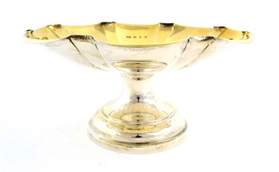 Lot 58 - A Victorian Silver Pedestal Bowl, by Elkington and Co., Birmingham, 1897, with shaped circular bowl