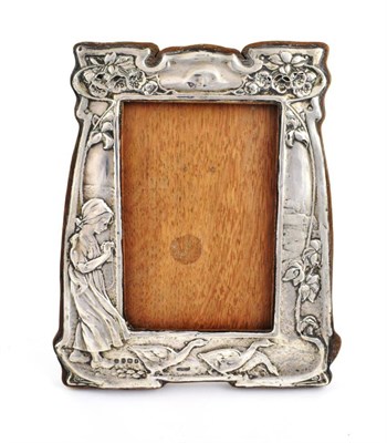 Lot 74 - An Edward VII Silver Photograph-Frame, by Charles Stuart Green, Birmingham, 1905, in the Art...