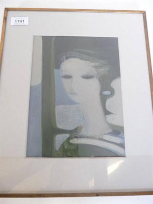 Lot 1741 - Andre Minaux (French 1923-1986) "Sandra", lithographic print with some hand finishing,...