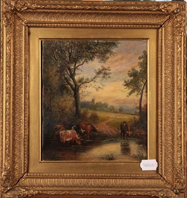 Lot 1026 - J Hardy (19th century)  Newstead Abbey by the light of the moon Signed and dated (18)78, oil on...