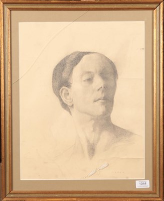 Lot 1044 - Attributed to Sir William Orpen (1878-1931) Portrait of a gentleman (self portrait?) Bears...